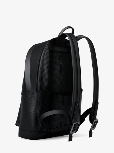 Jet Set Pebbled Leather Backpack in BLACK | Michael Kors