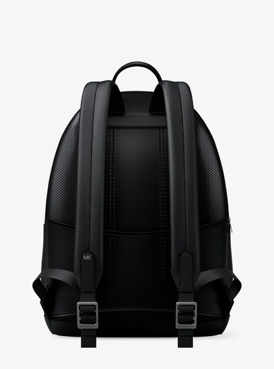 Jet Set Pebbled Leather Backpack in BLACK | Michael Kors