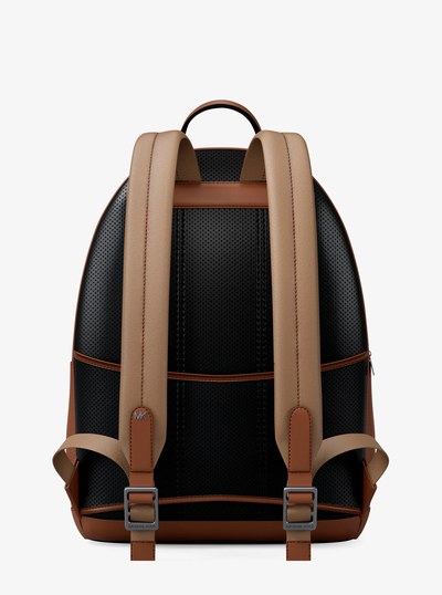 Jet Set Pebbled Leather Backpack in LUGGAGE | Michael Kors