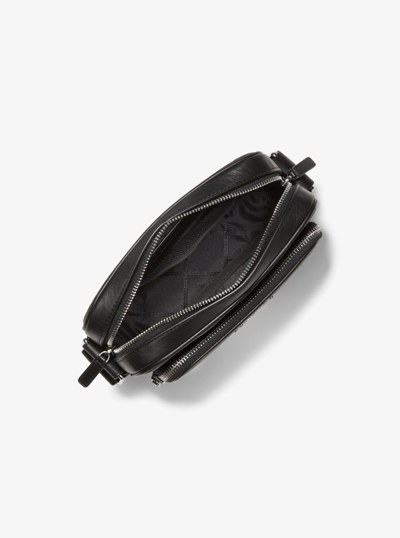 Hudson Logo Camera Bag With Pouch in BLACK | Michael Kors