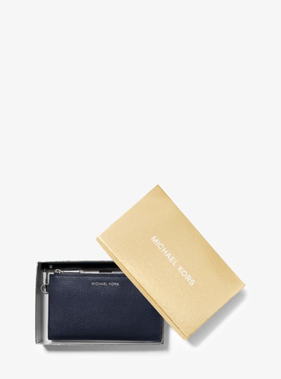 Adele Leather Smartphone Wallet in NAVY | Michael Kors
