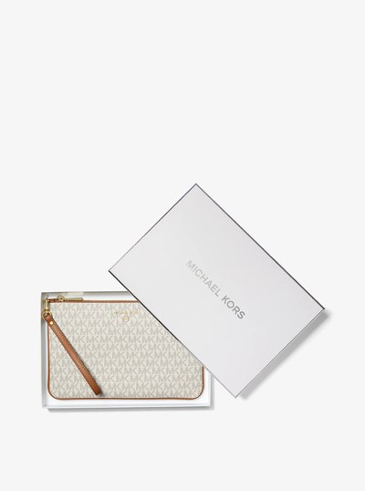 Large Logo Wristlet