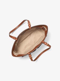 Bolso tote Jet Set mediano con bolsillos y logotipo