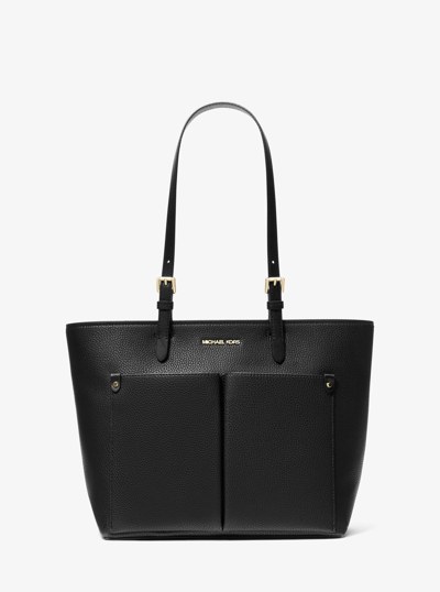 Bolso tote Jet Set mediano con bolsillo in NEGRO | Michael Kors