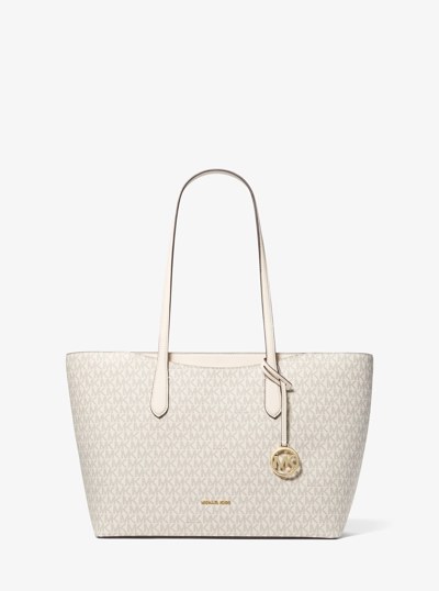 Arden Large Signature Logo Tote Bag in LT CRM MULTI | Michael Kors