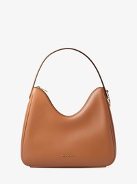 Nayla Medium Pebbled Leather Shoulder Bag