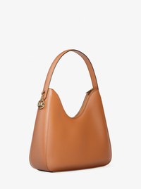 Nayla Medium Pebbled Leather Shoulder Bag