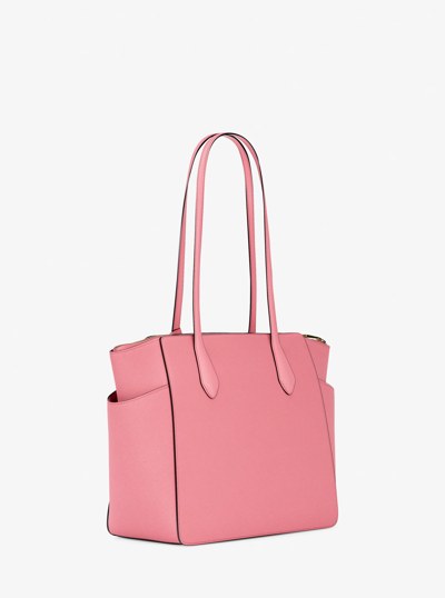 Sac fourre-tout Marilyn de taille moyenne en cuir Saffiano in &OElig;ILLET | Michael Kors
