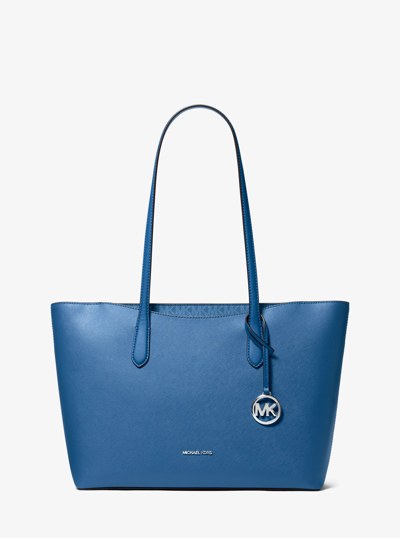 Arden Large Top-Zip Tote Bag in GALAXY BLUE | Michael Kors