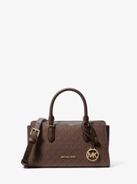 Arden Small Signature Logo Messenger Bag