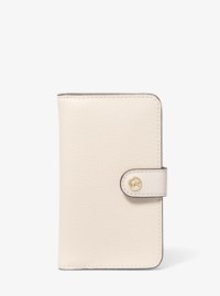 Jet Set Travel Medium Pebbled Leather Billfold Wallet