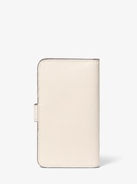 Porte-billets Jet Set Travel de taille moyenne en cuir grain&eacute;