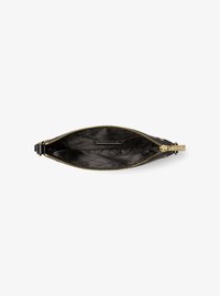 Jet Set Travel Leopard Print Calf Hair Wristlet