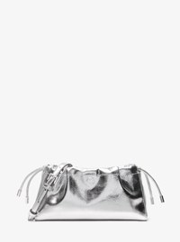 Petit sac &agrave; bandouli&egrave;re Matilda m&eacute;tallis&eacute; et cintr&eacute;