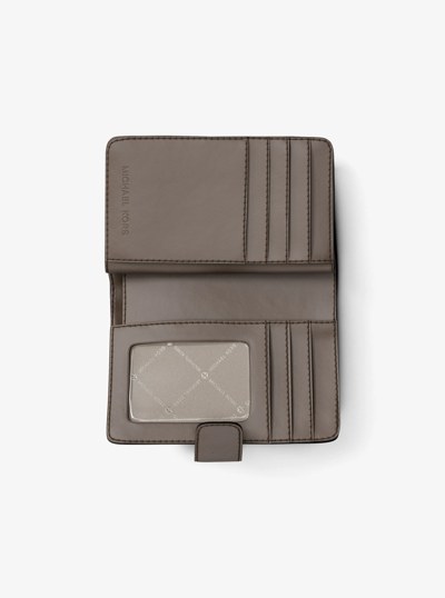 Jet Set Travel Medium Signature Logo Billfold Wallet in MUSHROOM | Michael Kors