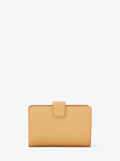 Cartera mediana de piel de grano cruzado in [3469] | Michael Kors