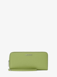 Large Pebbled Leather Continental Wallet