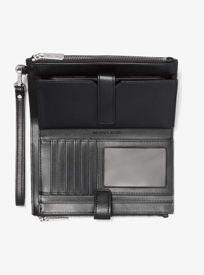 Cartera Adele con logotipo y compartimiento para smartphone in NEGRO | Michael Kors