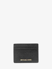 Jet Set Large Saffiano Leather Card Case