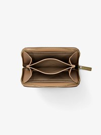 Portefeuille Jet Set Travel de taille moyenne en cuir Saffiano