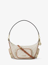 Petit sac &agrave; &eacute;paule convertible Merritt &agrave; logo Signature