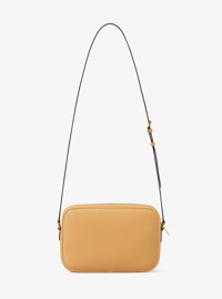 Jet Set Large Pebbled Leather Camera Crossbody Bag