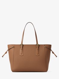 Bolso tote Voyager grande de cuero saffiano