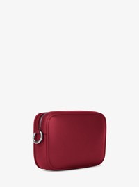 Jet Set Large Pebbled Leather Camera Crossbody Bag