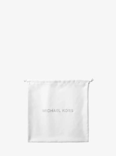 Medium Logo Woven Dust Bag in WHITE | Michael Kors