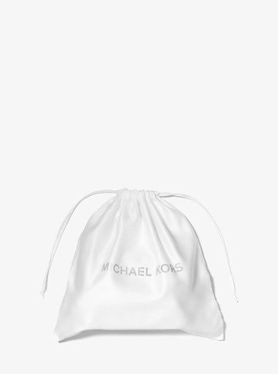 Medium Logo Woven Dust Bag in WHITE | Michael Kors