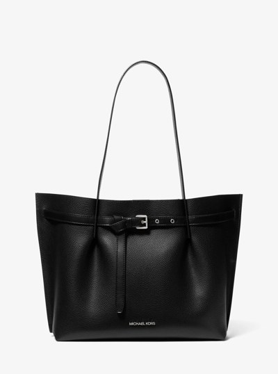 Emilia Large Pebbled Leather Tote Bag