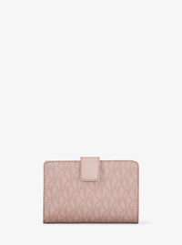 Jet Set Medium Signature Logo Bi-Fold Wallet