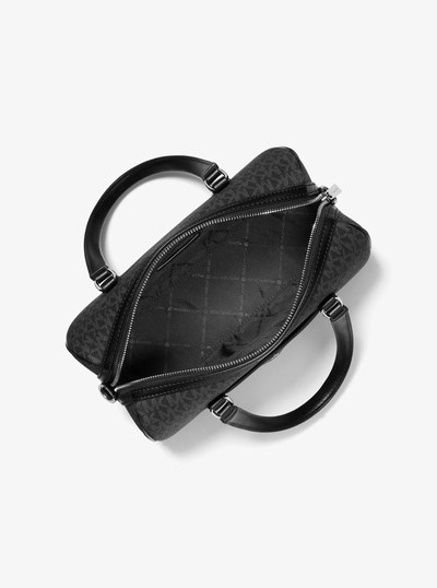 Sac &agrave; main Jet Set Travel de taille moyenne &agrave; logo Signature in NOIR | Michael Kors