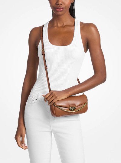 Soho Small Convertible Shoulder Bag in LUGGAGE | Michael Kors