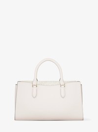 Arden Medium Leather Top-Zip Satchel