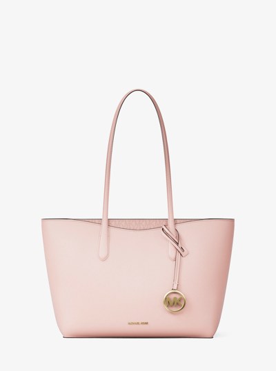 Bolso tote Arden grande de piel granulada in ROS&Aacute;CEO POLVORIENTO | Michael Kors