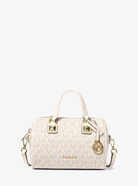 Grayson Small Signature Logo Duffel Crossbody Bag