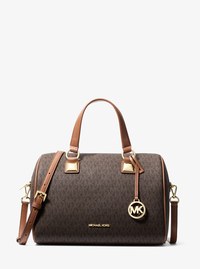 Grayson Medium Signature Logo Duffel Bag