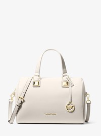 Grayson Medium Pebbled Leather Duffel Bag