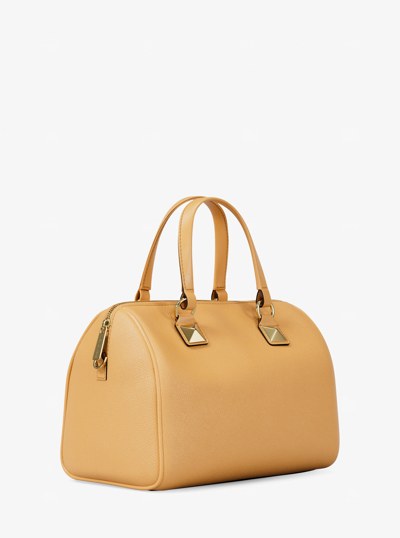 Bolso de lona Grayson de piel granulada in [3469] | Michael Kors