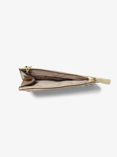 Jet Set Travel Small Matelass&eacute; Coin Pouch in CAMEL | Michael Kors