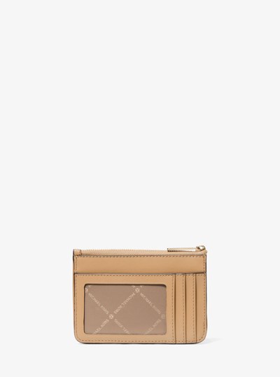 Jet Set Travel Small Matelass&eacute; Coin Pouch in CAMEL | Michael Kors