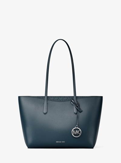 Arden Large Pebbled Leather Tote Bag in ADMIRAL | Michael Kors