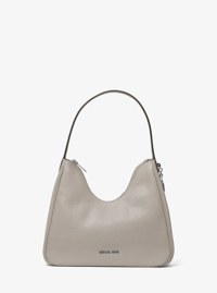 Nayla Small Pebbled Leather Hobo Shoulder Bag