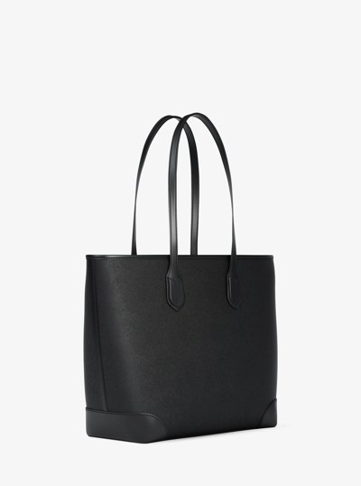 Bolso tote Eva grande de piel saffiano in NEGRO | Michael Kors