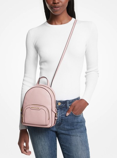 Jaycee Extra-Small Pebbled Leather Convertible Backpack