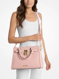 Landon Medium Signature Logo Satchel