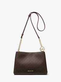 Petit sac &agrave; bandouli&egrave;re Christina &agrave; logo Signature