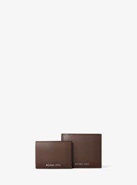 Cooper Pebbled Leather Billfold Wallet With Passcase