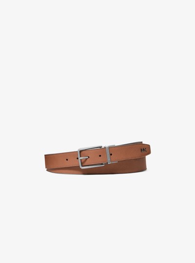 Ceinture r&eacute;versible in LUGGAGE | Michael Kors